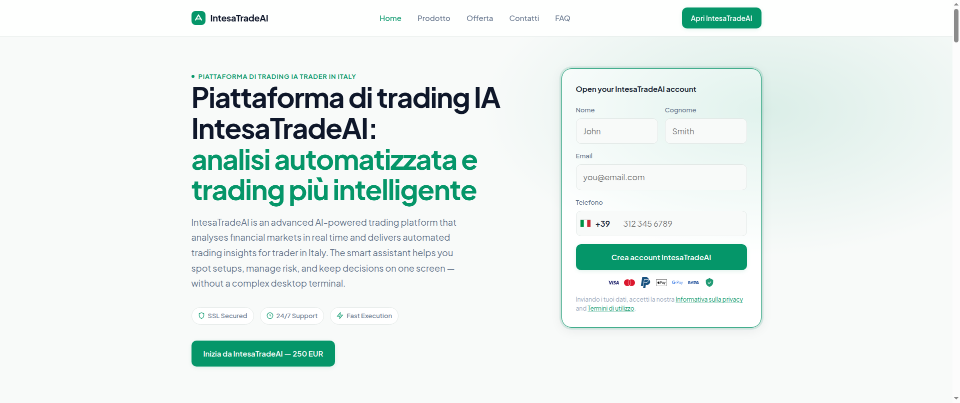 Screenshot of intesatradeai-it.com