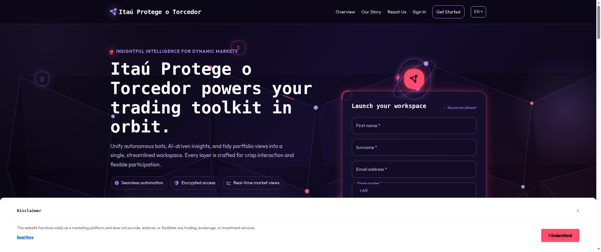Screenshot of itauprotegetorcedor.digital