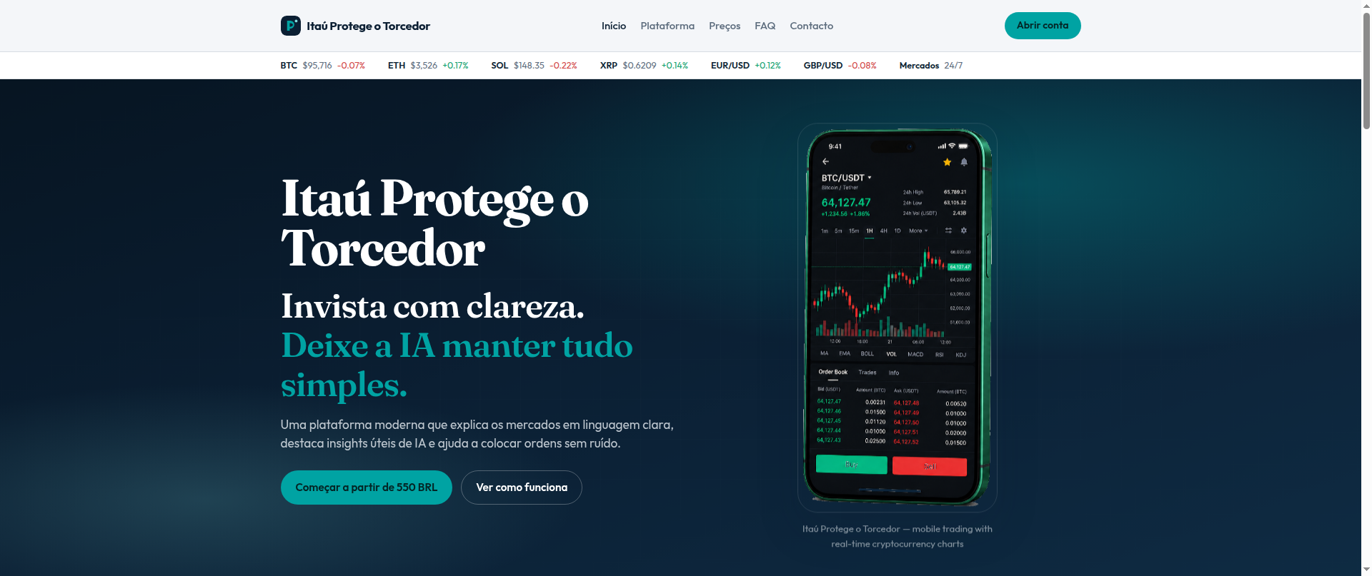 Screenshot of itauprotegeotorcedor.live