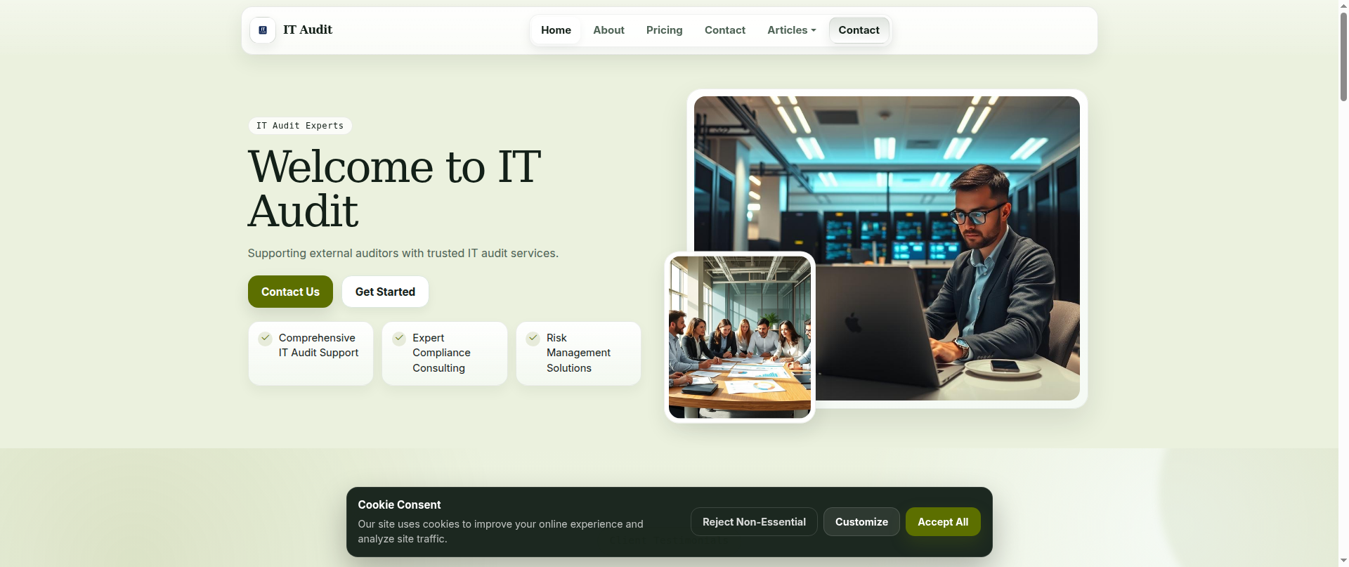 Screenshot of itaudit.forum