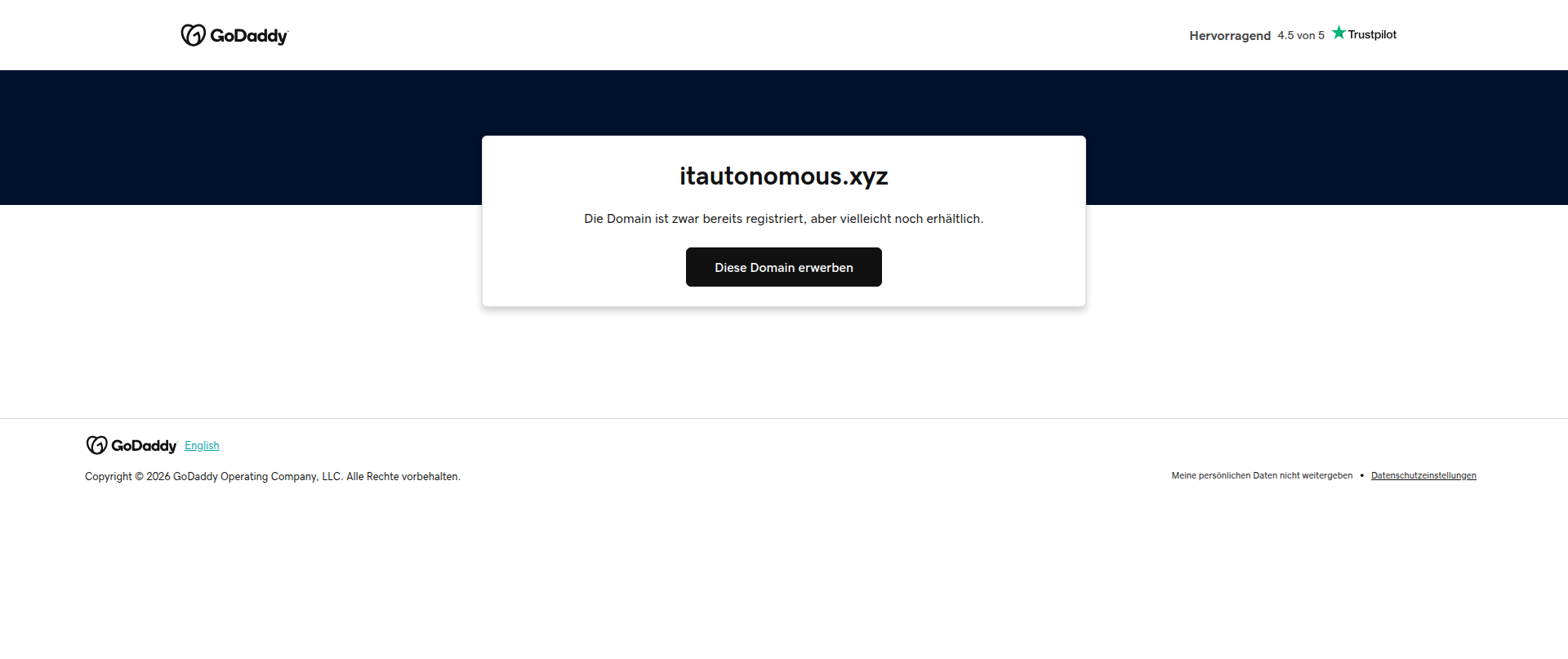 Screenshot of itautonomous.xyz