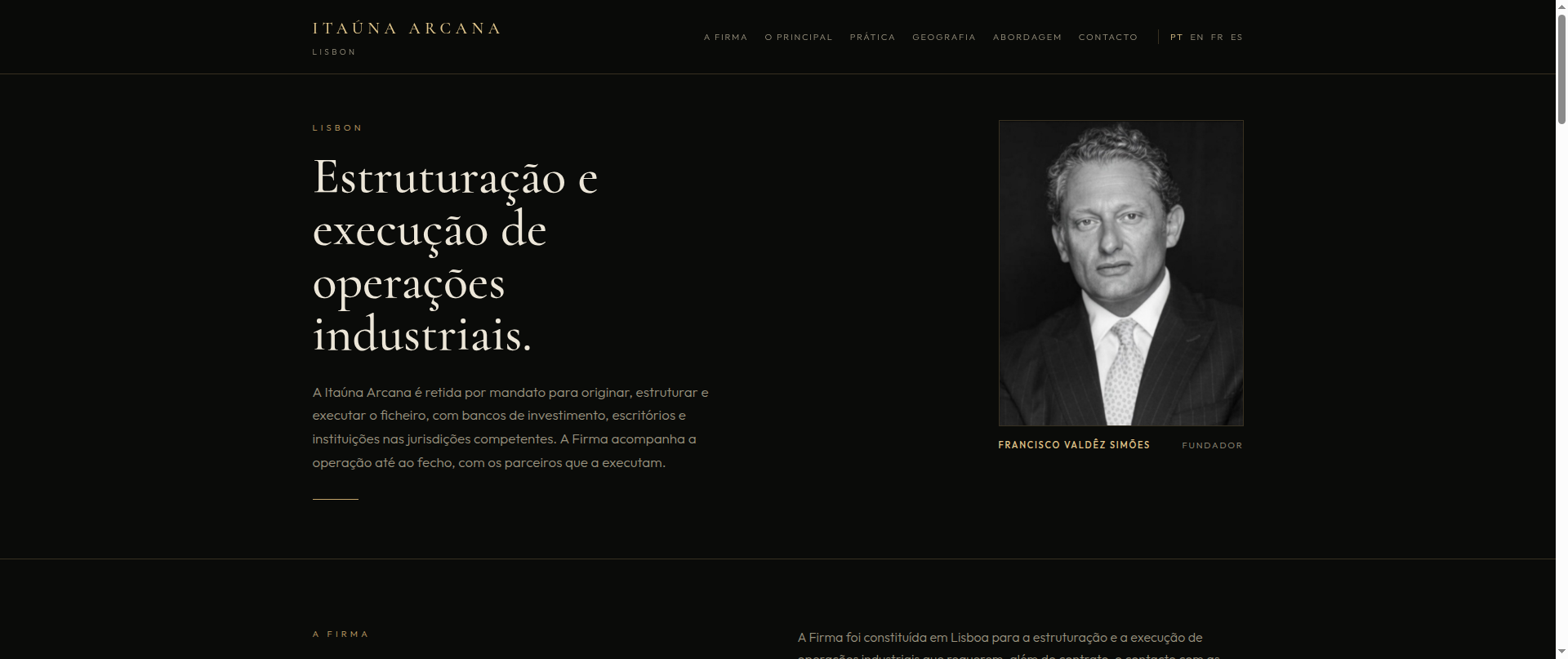 Screenshot of itaunaarcana.com