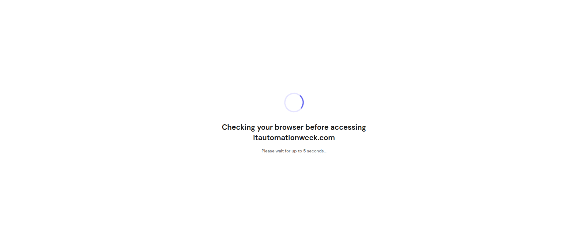 Screenshot of itautomationweek.com