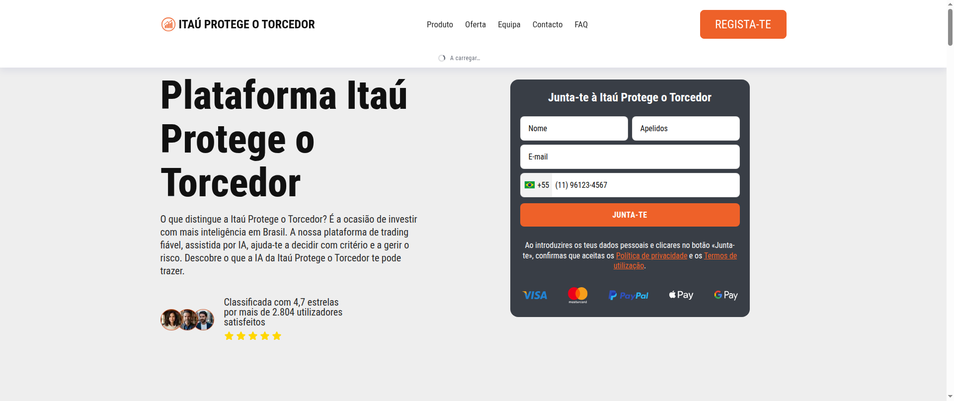Screenshot of itauprotegeotorcedor.pro