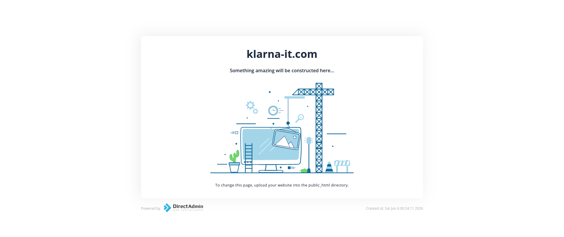 Screenshot of klarna-it.com