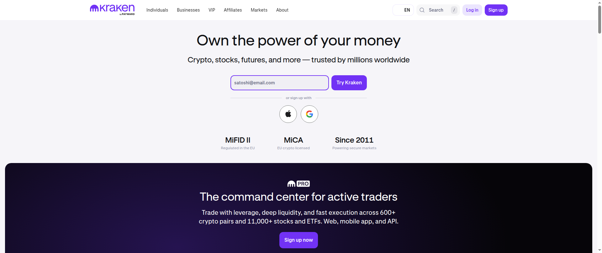 Screenshot of 818144-kraken.com