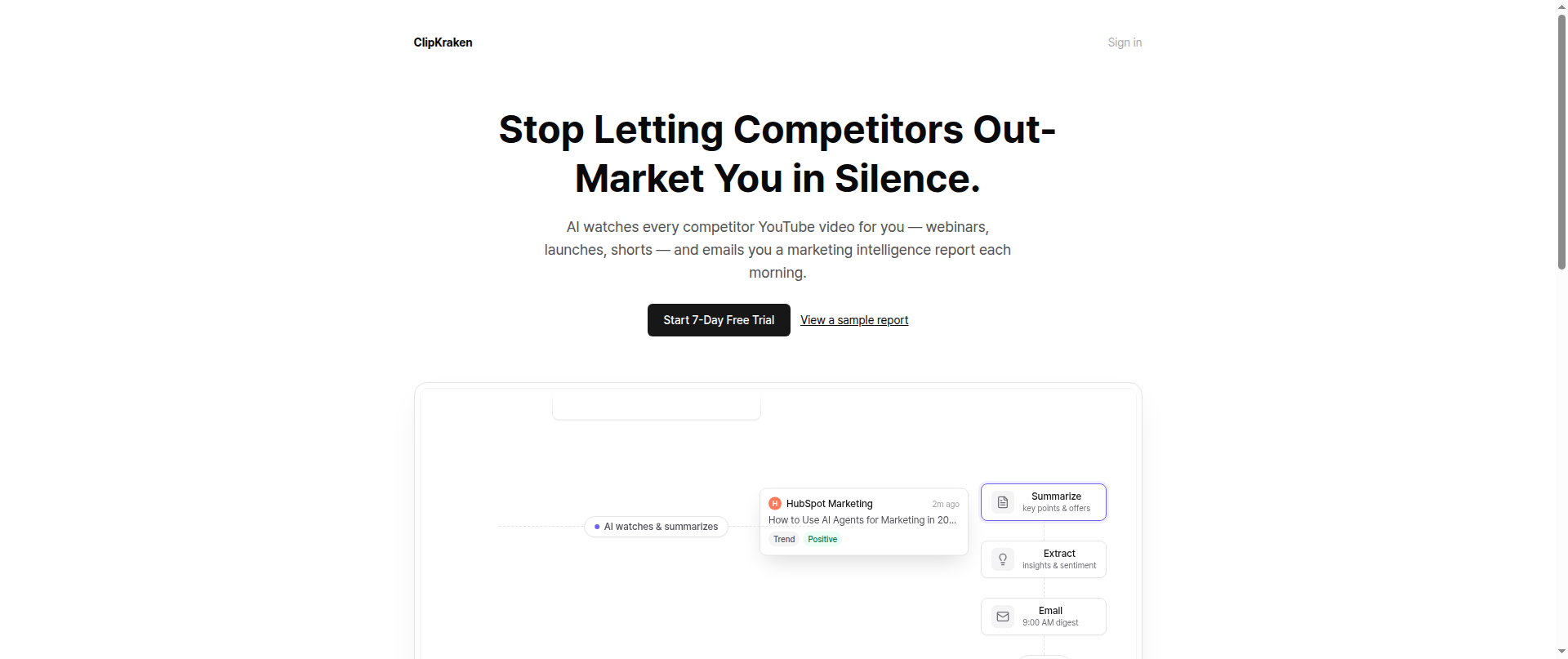 Screenshot of clipkraken.com