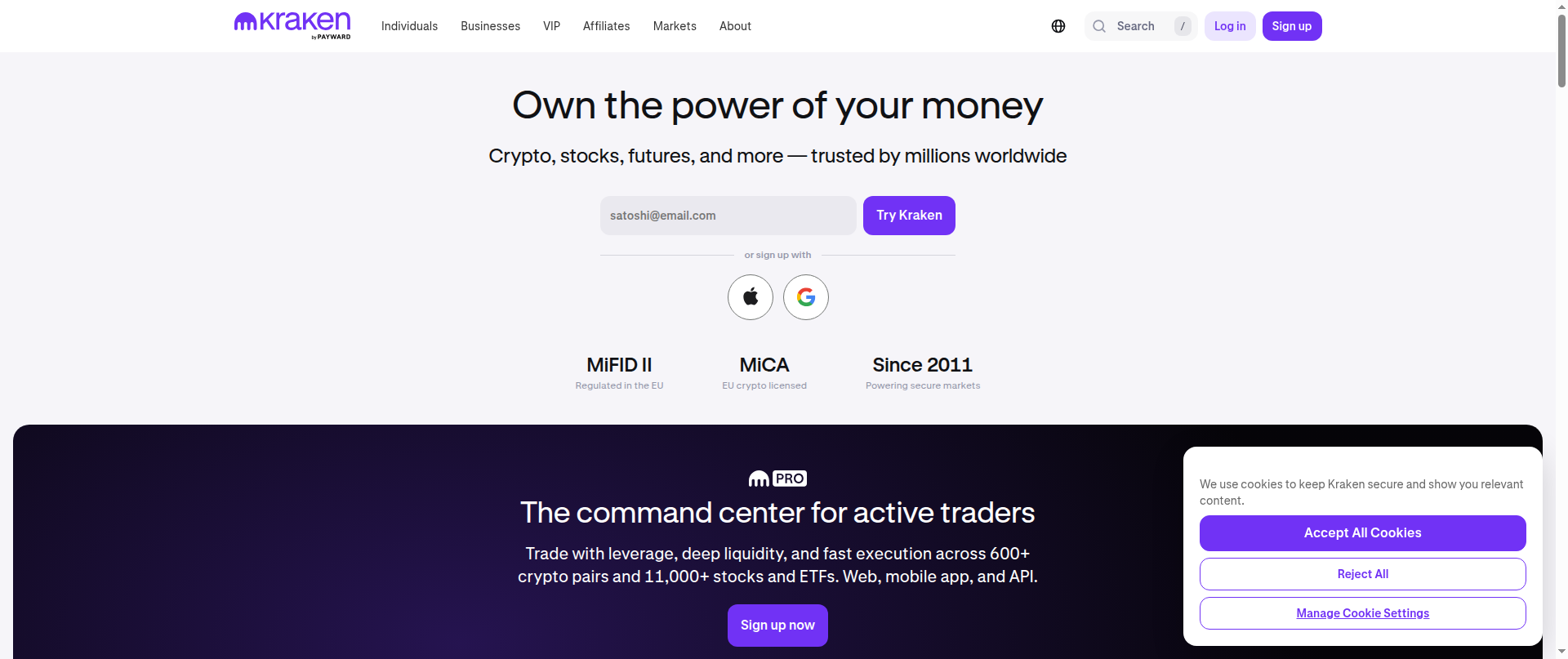 Screenshot of 819283-kraken.com