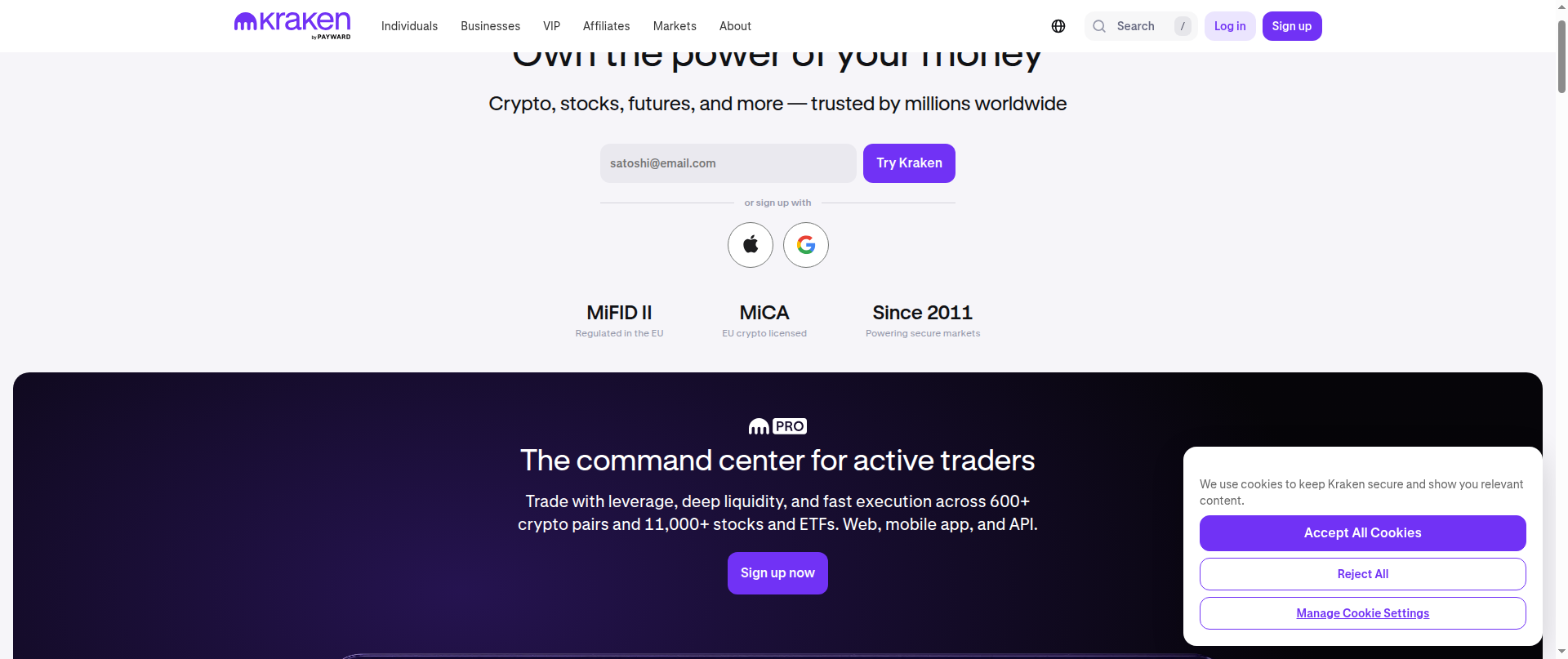 Screenshot of 810276-kraken.com