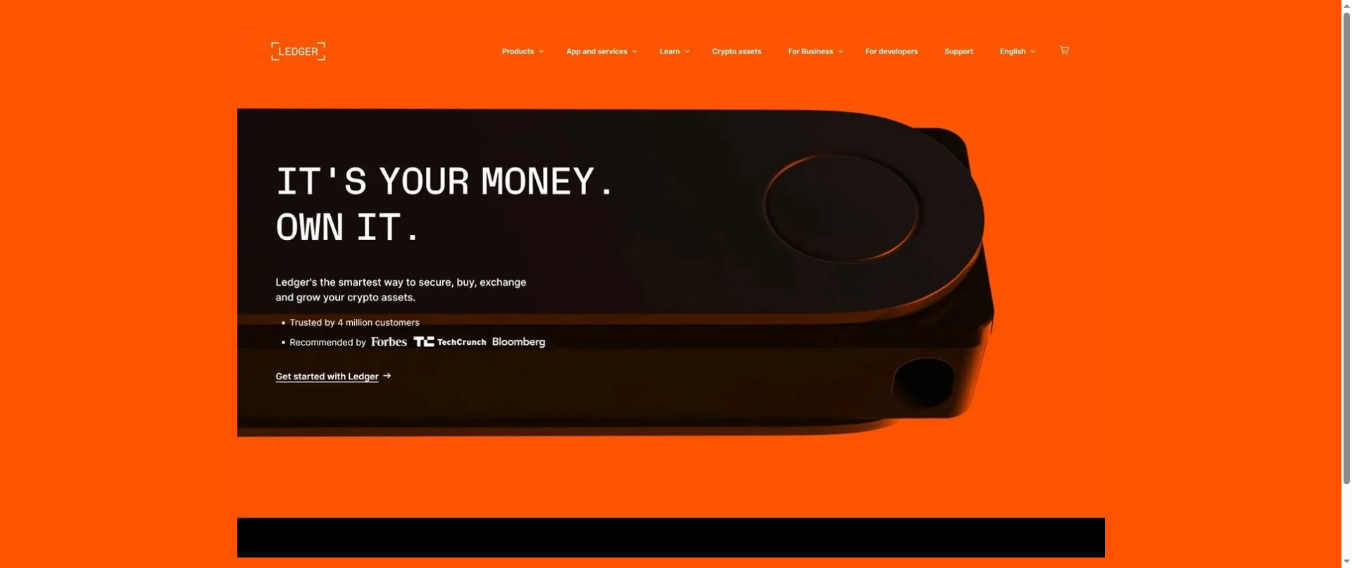 Screenshot of ledgerlive0.godaddysites.com
