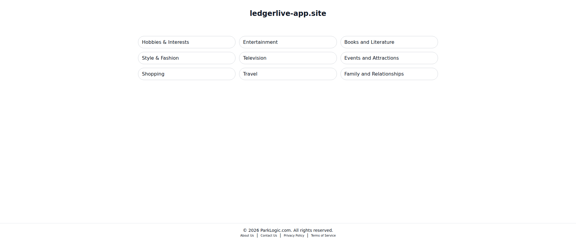 Screenshot of ledgerlive-app.site