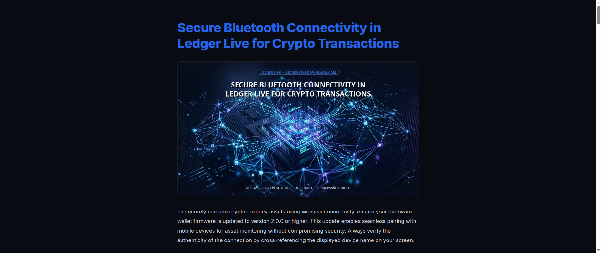 Screenshot of ledger-live-downlaod.com