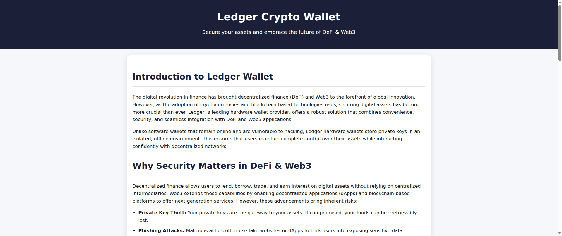 Screenshot of auth-ledger-live-dyc.pages.dev