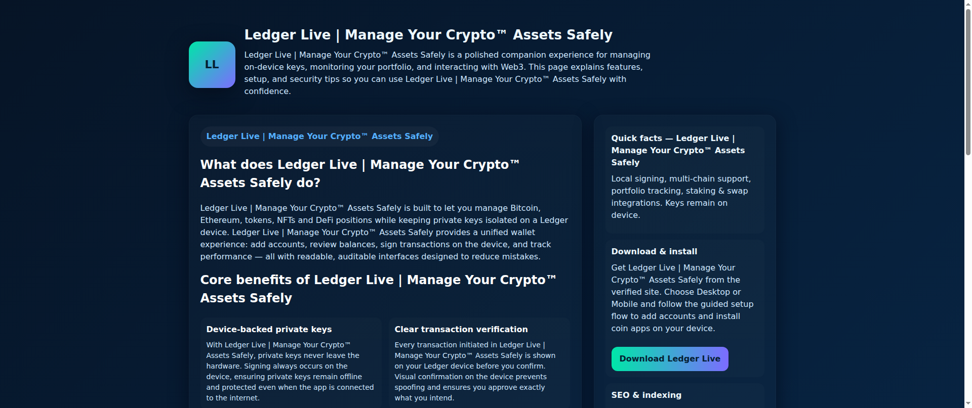 Screenshot of ledgerlive--desktop--run.pages.dev