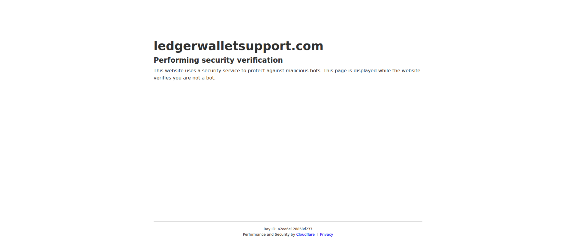 Screenshot of ledgerwalletsupport.com