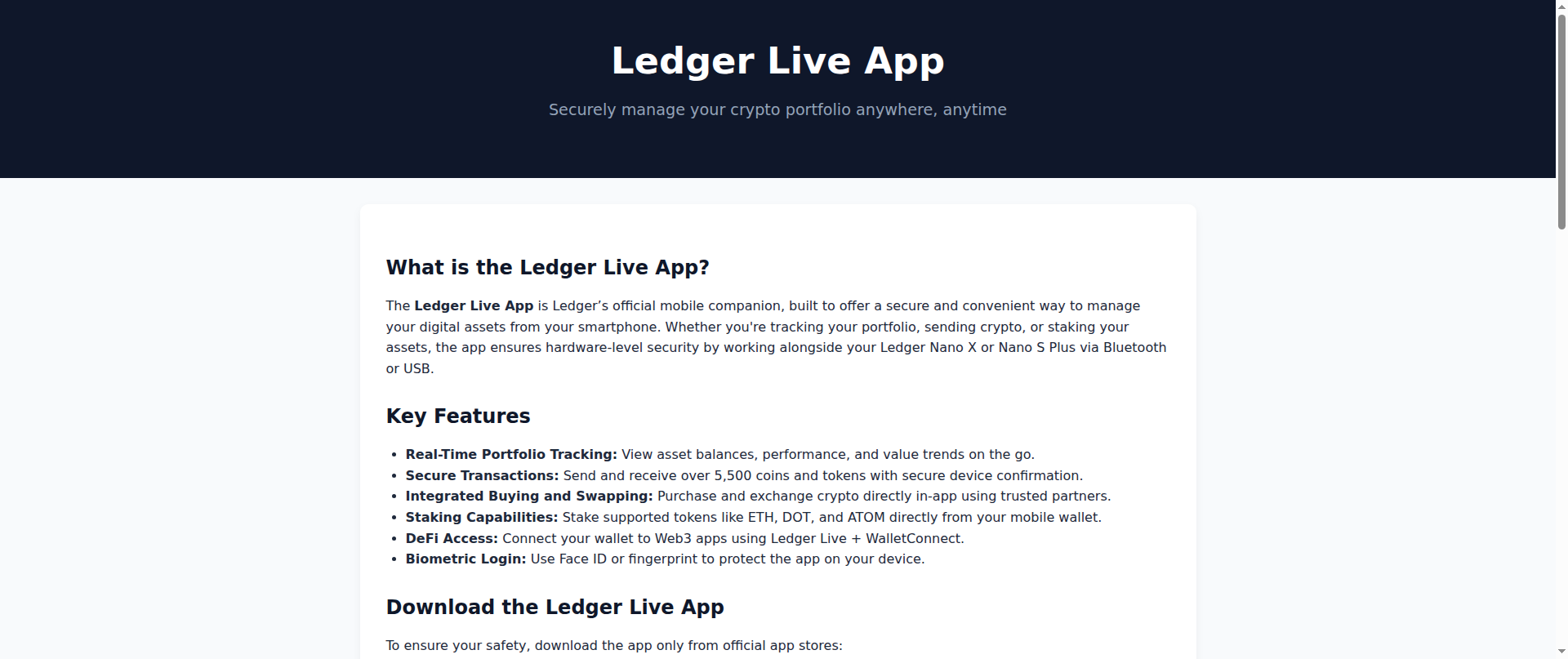 Screenshot of app-ledgerlive--orgg.pages.dev