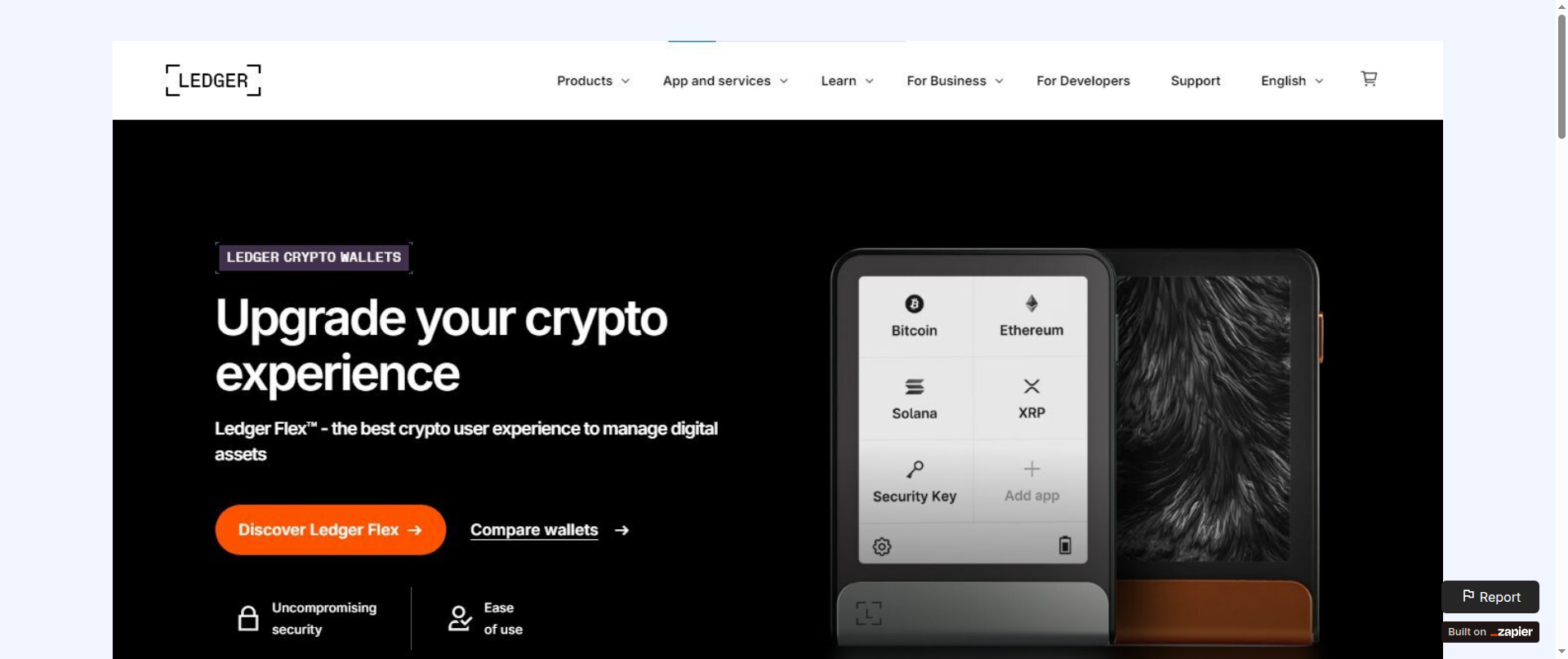 Screenshot of start-ledgren.zapier.app