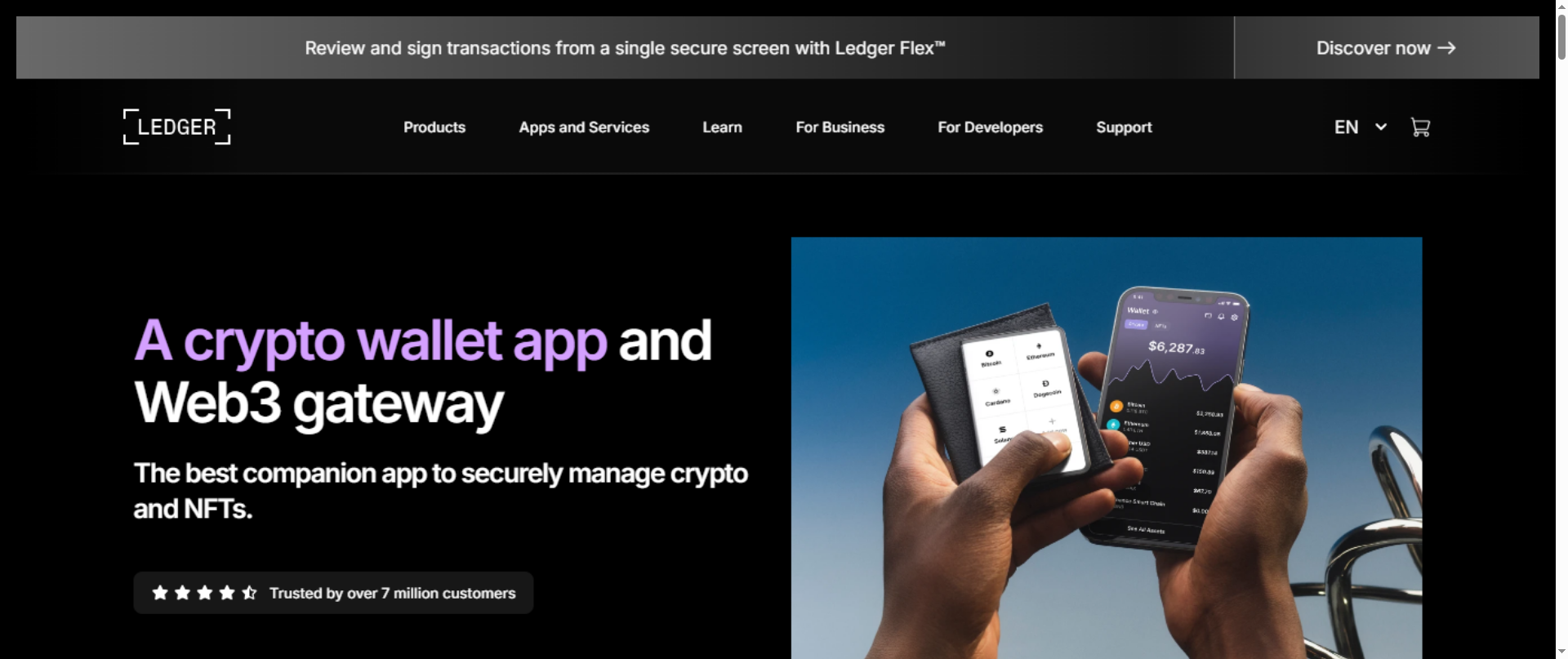 Screenshot of ledger-live-eng.pages.dev