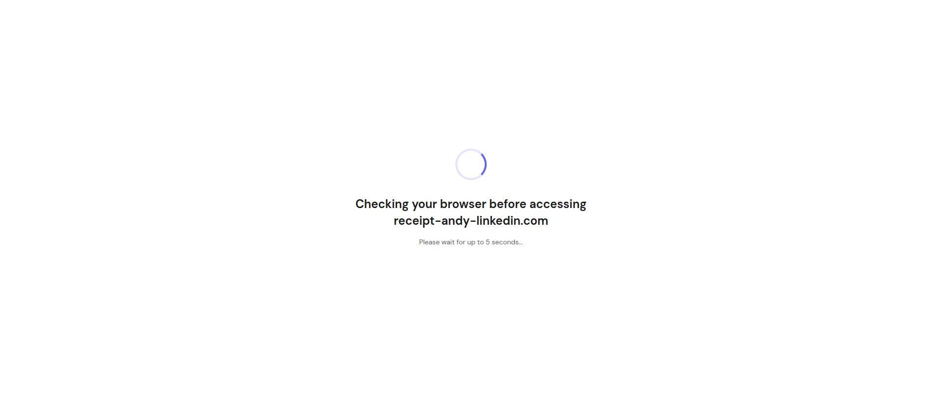 Screenshot of receipt-andy-linkedin.com