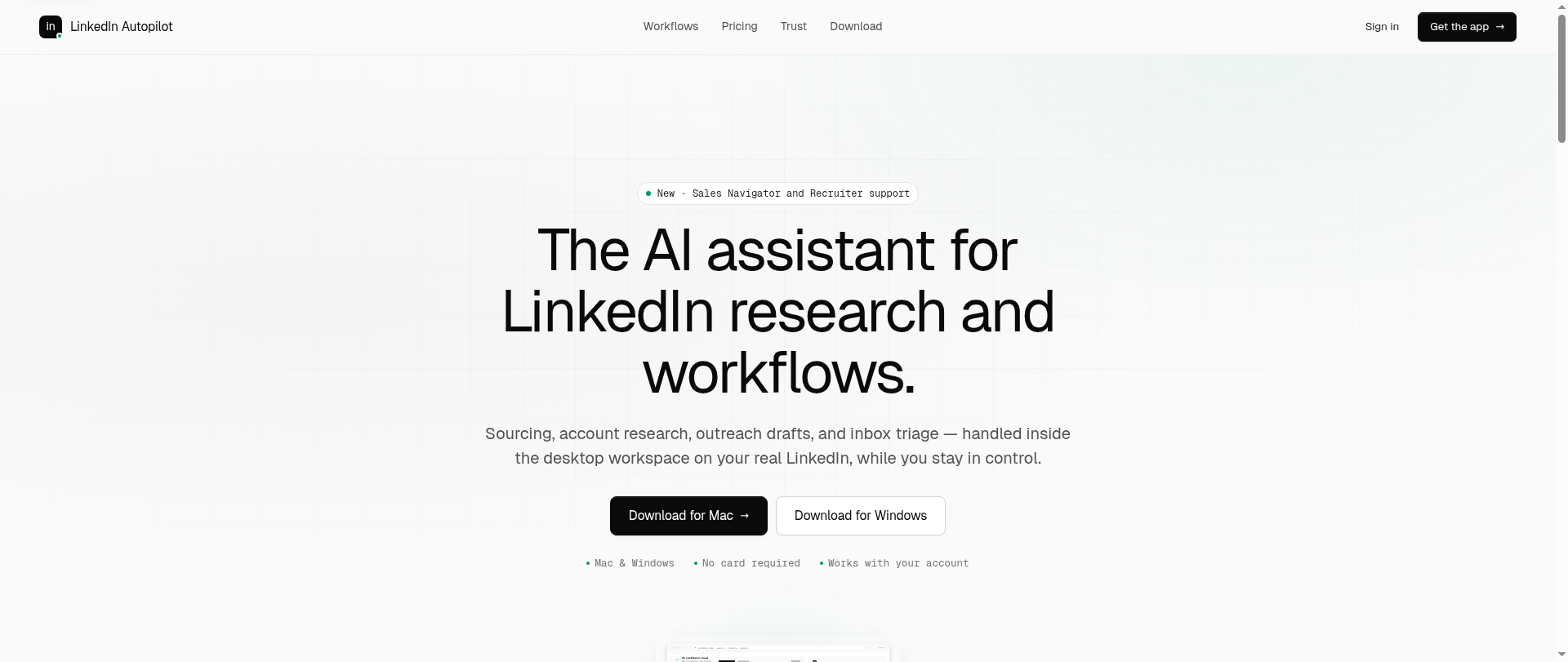 Screenshot of linkedin-autopilot.com