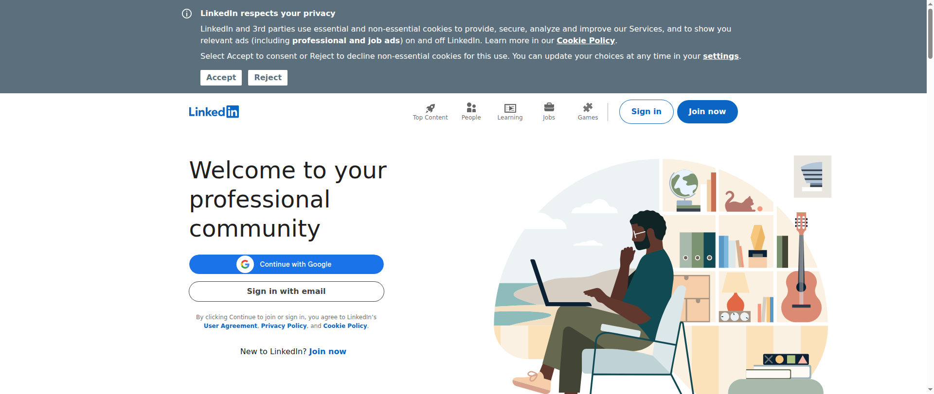 Screenshot of contactus-linkedin.com