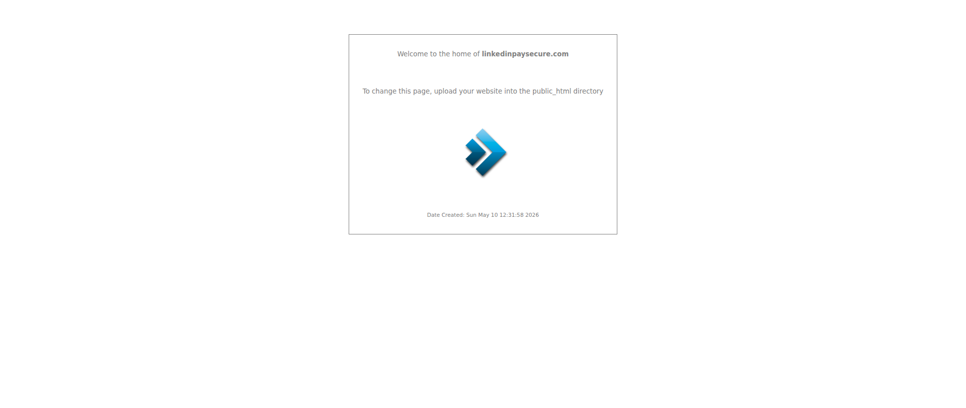 Screenshot of linkedinpaysecure.com
