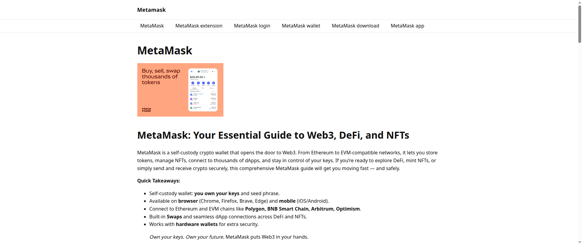 Screenshot of metamaskwallet.to