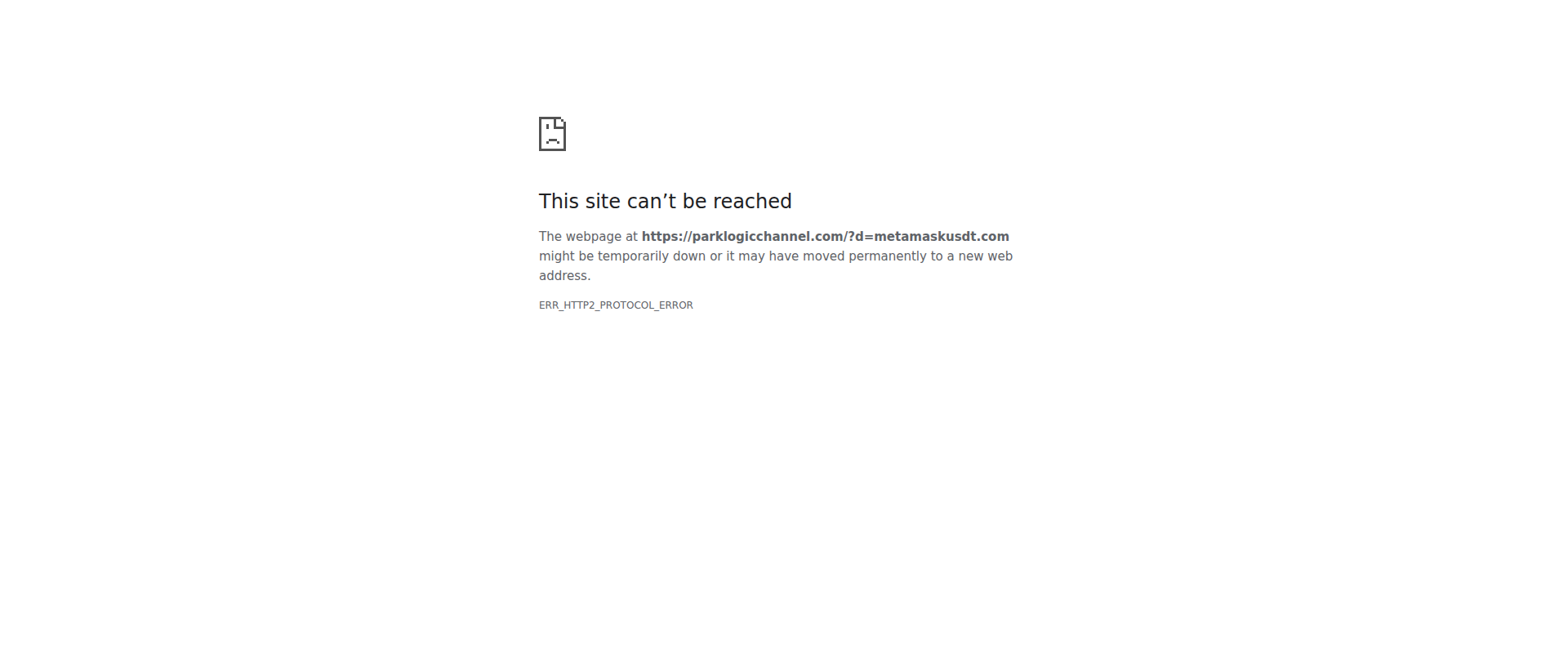 Screenshot of metamaskusdt.com