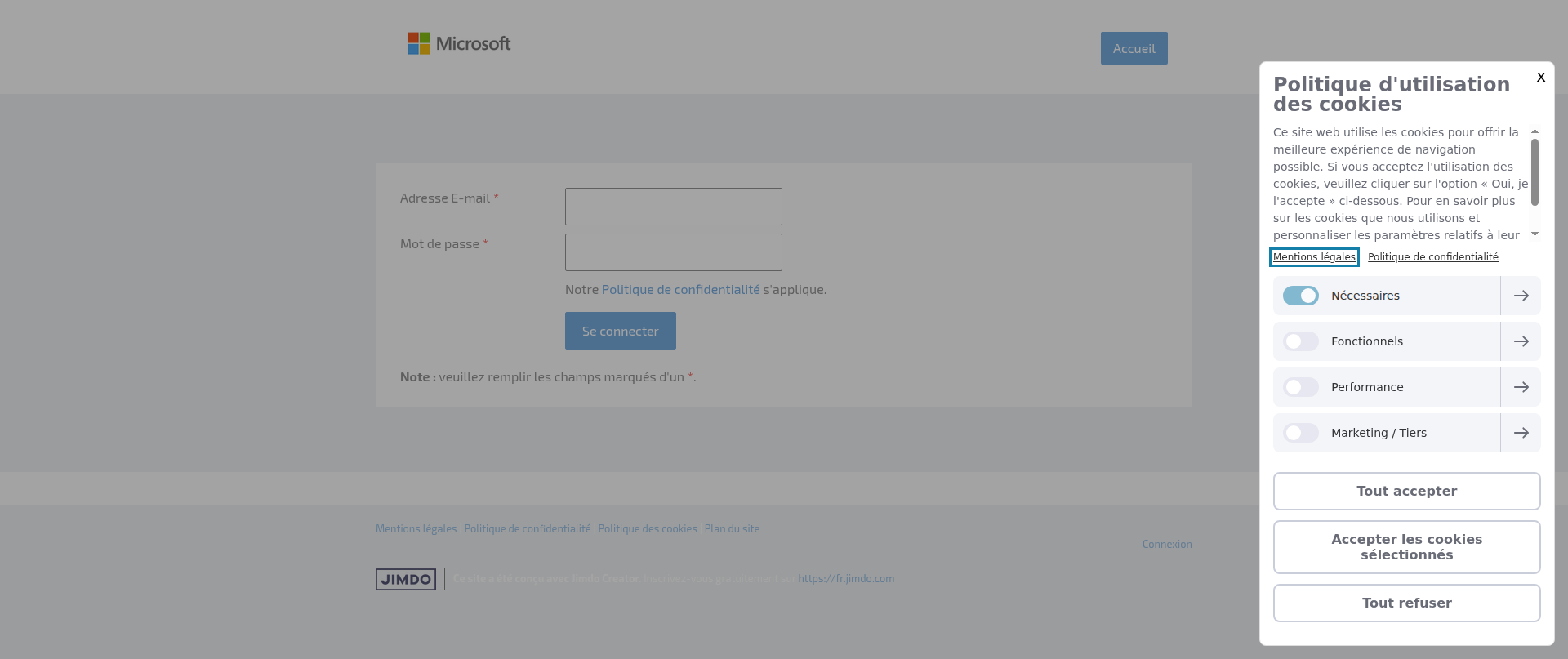 Screenshot of microsoft-login-securitylogin.jimdofree.com