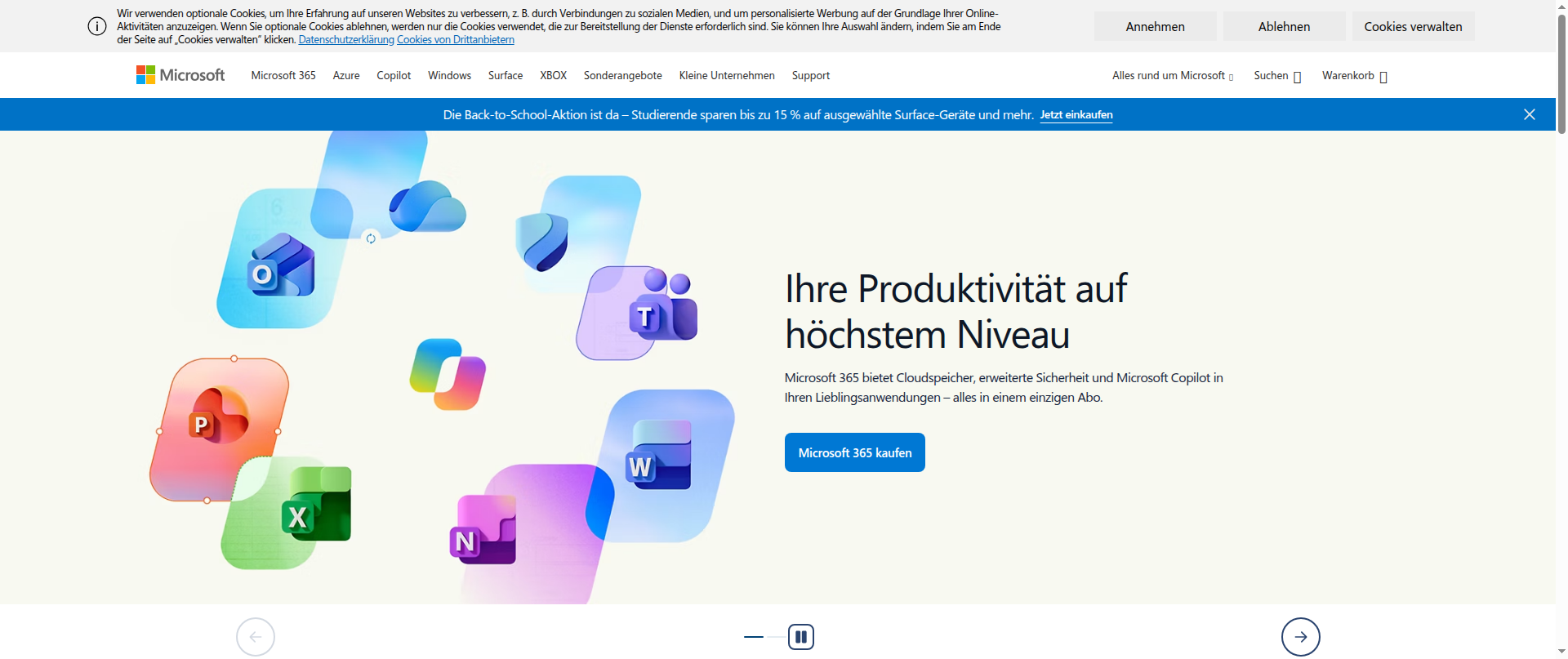 Screenshot of microsoft-ai.info