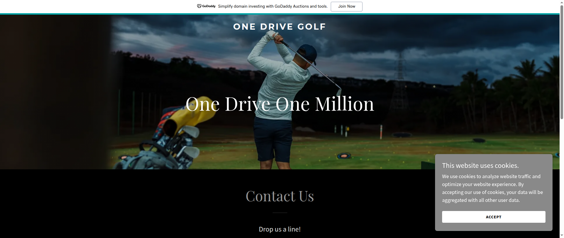 Screenshot of onedrivegolf.com
