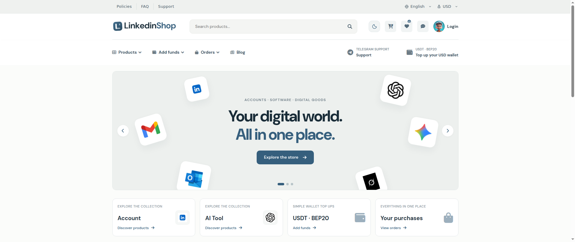 Screenshot of outlook-world.com