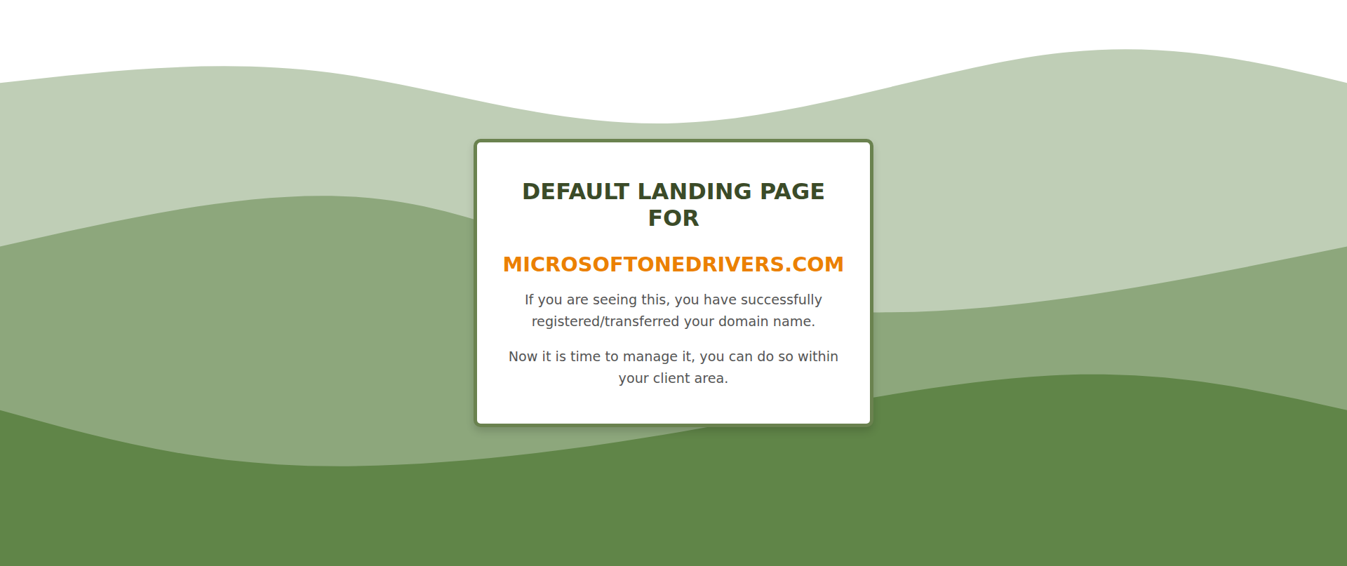 Screenshot of microsoftonedrivers.com