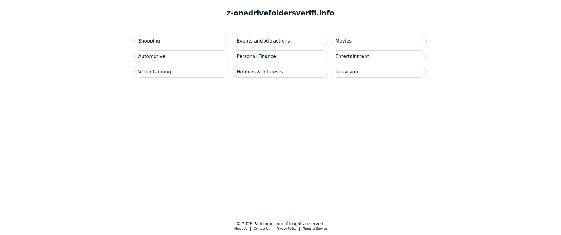 Screenshot of z-onedrivefoldersverifi.info