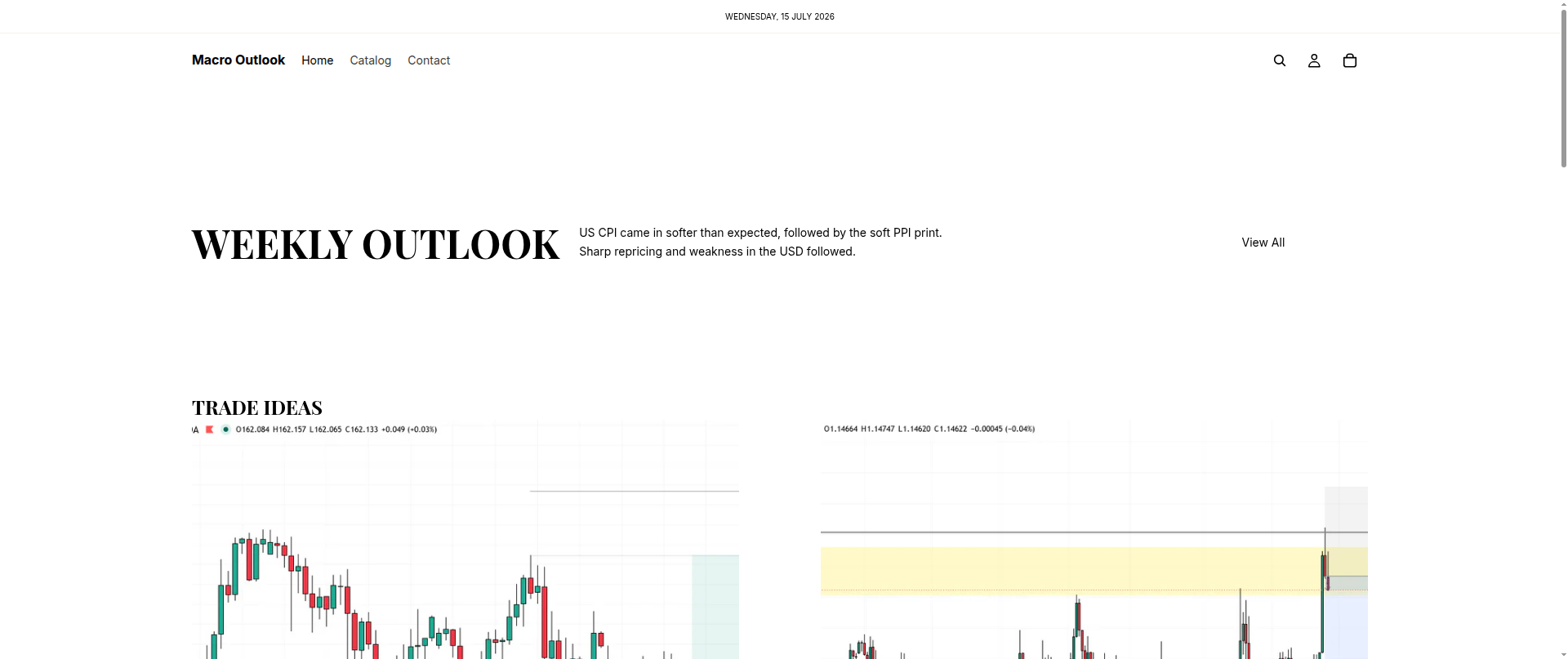 Screenshot of macro-outlook.com