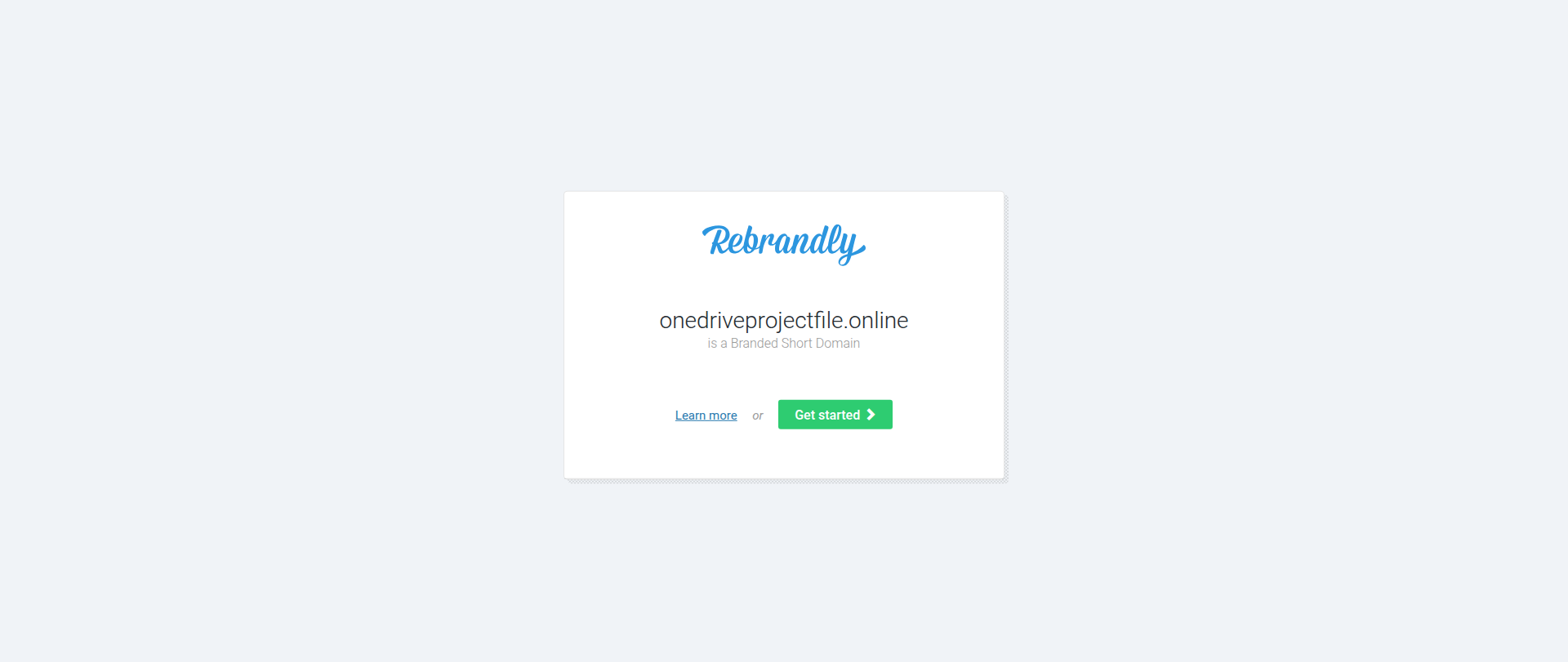 Screenshot of onedriveprojectfile.online