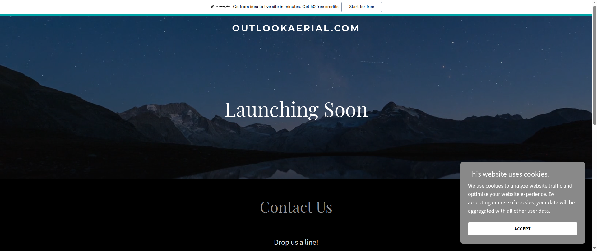 Screenshot of outlookaerial.com