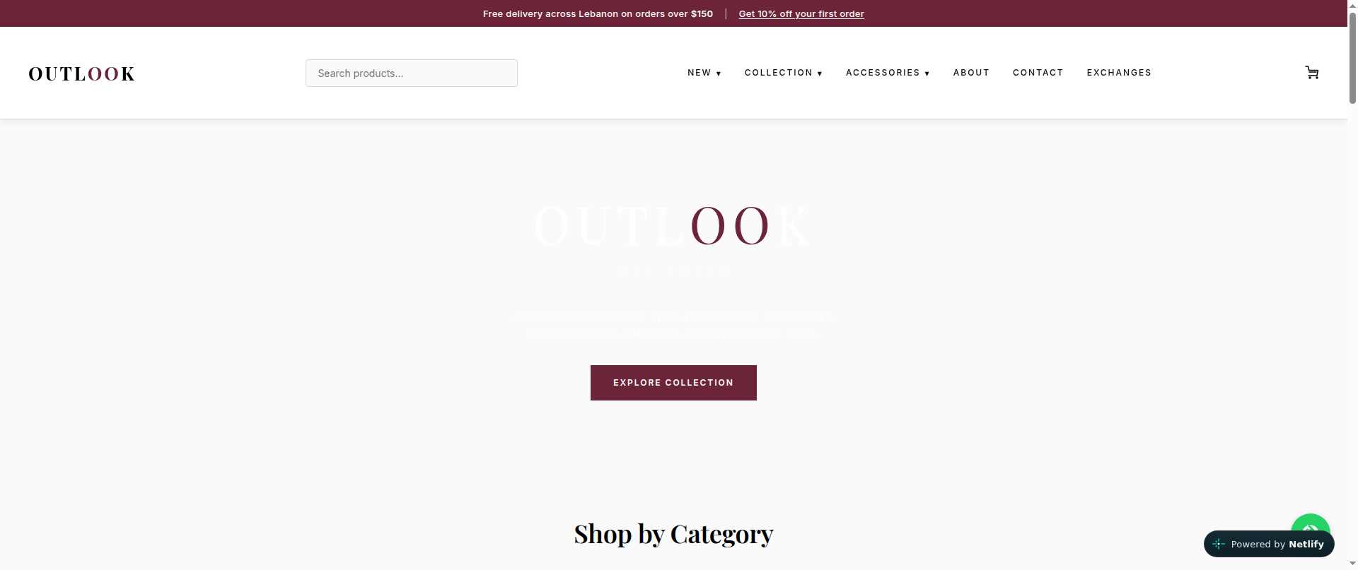 Screenshot of outlookbatroun.com
