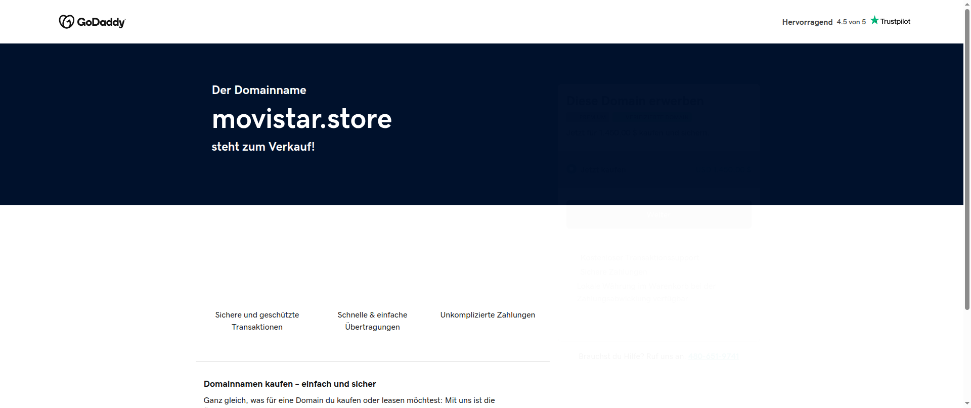 Screenshot of movistar.store