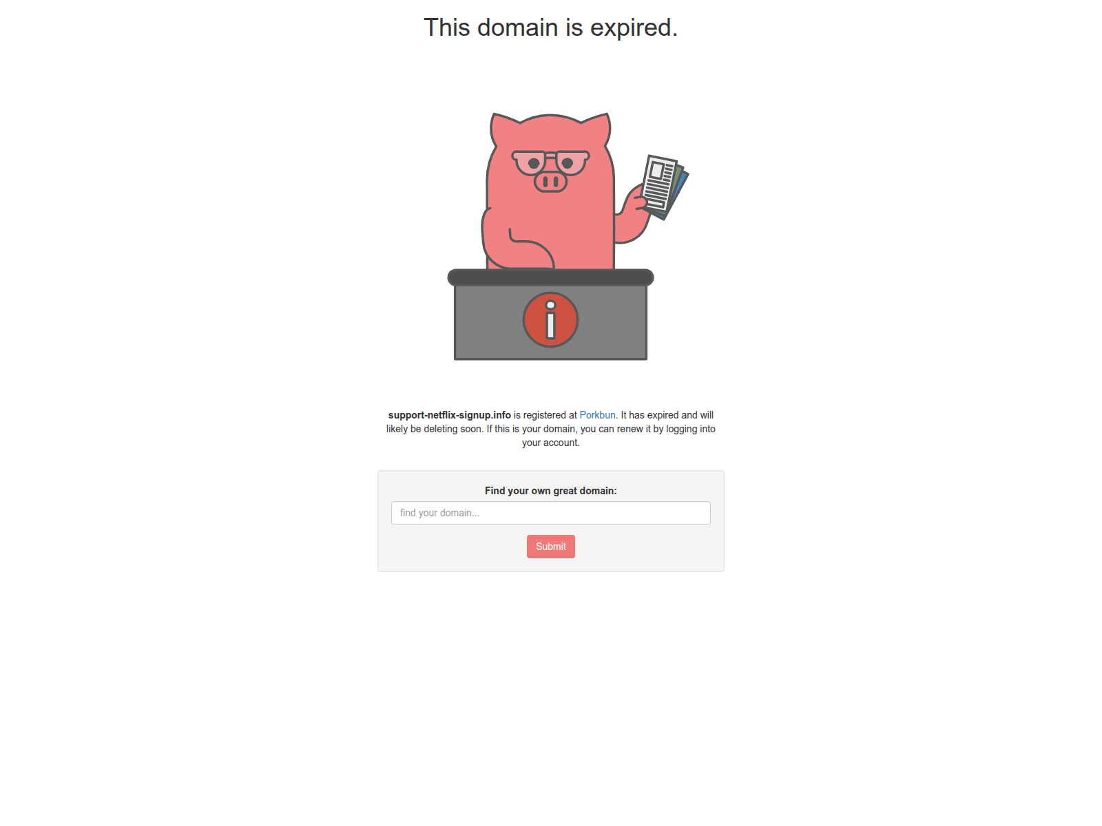 Screenshot of support-netflix-signup.info