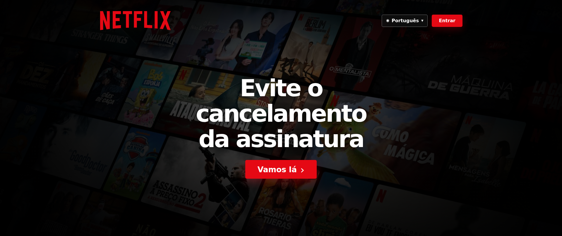 Screenshot of netflix-suporte.dynv6.net