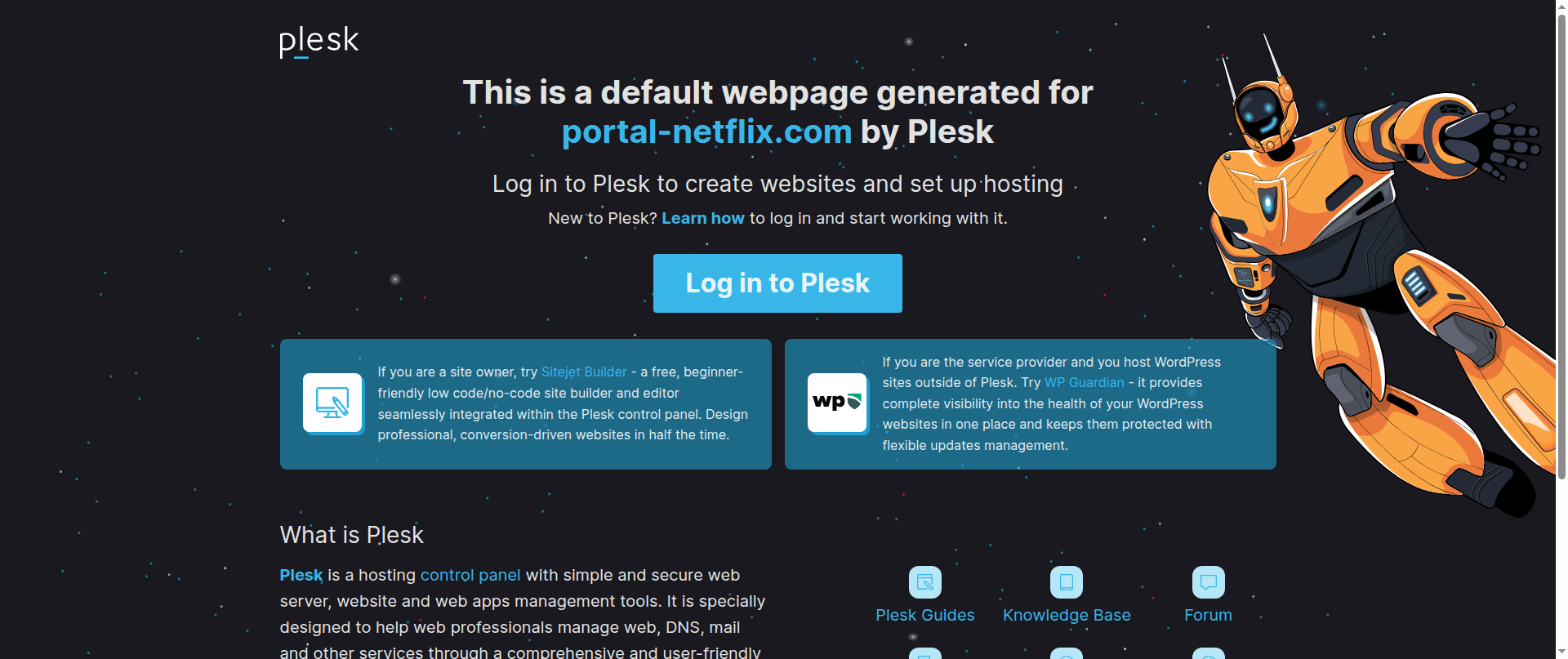 Screenshot of portal-netflix.com