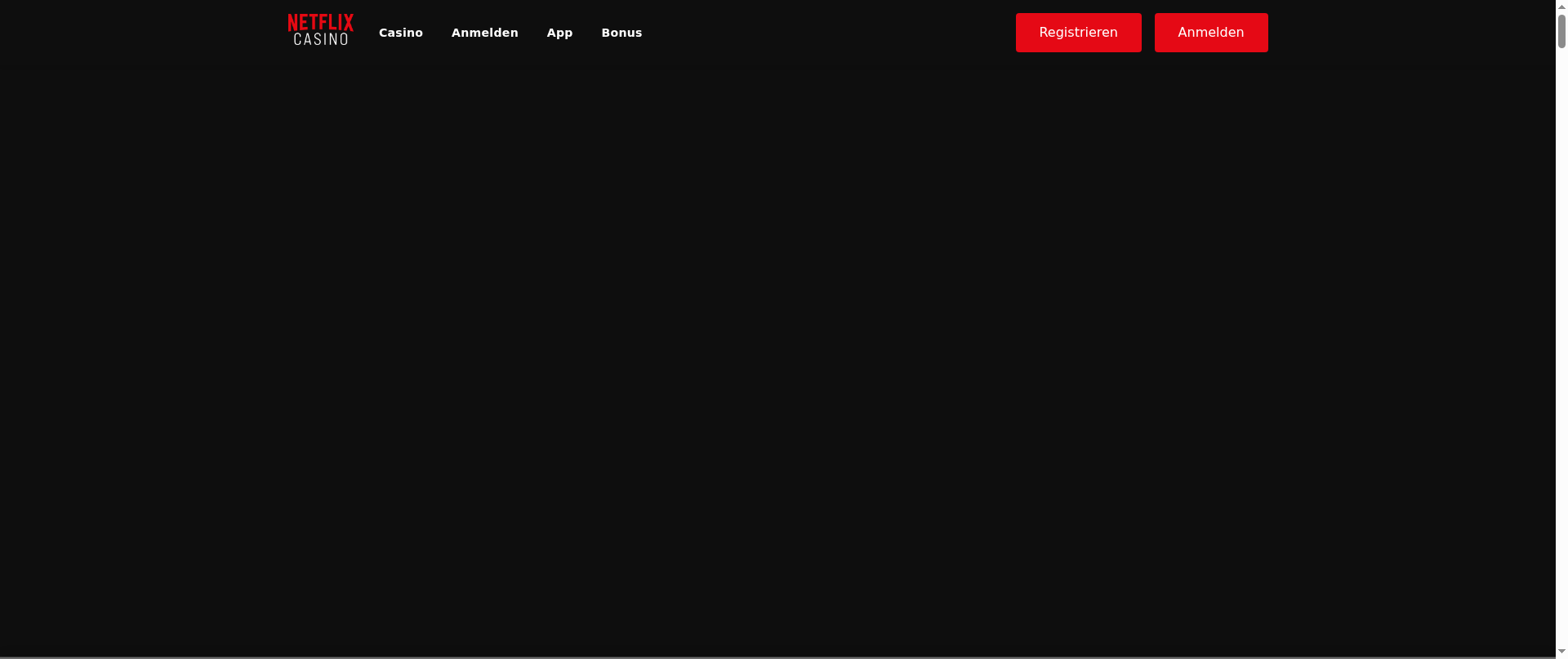 Screenshot of netflixcasino-de.de