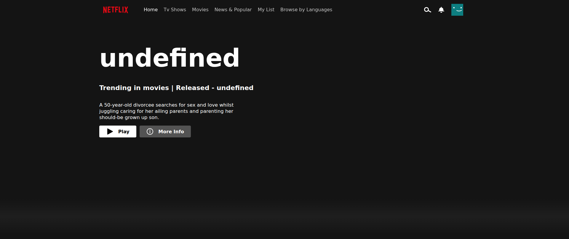 Screenshot of netflix-homepage-pi.vercel.app