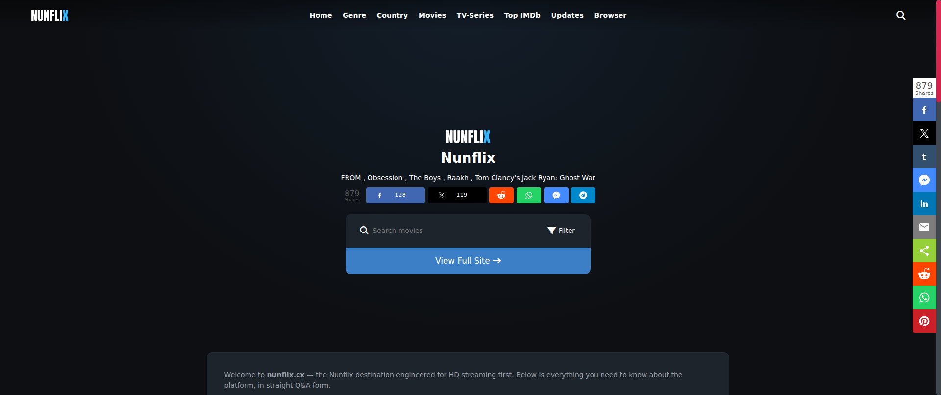 Screenshot of cpcontacts.netflixfree.stream