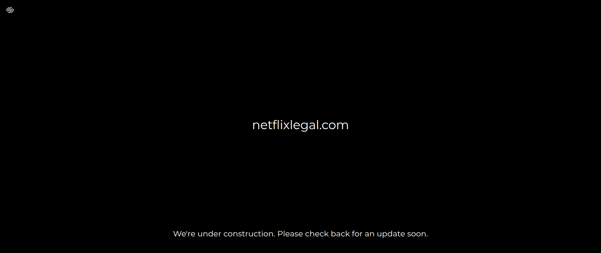 Screenshot of netflixlegal.com