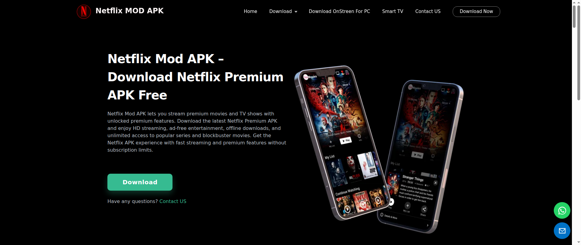 Screenshot of netflixmod.com