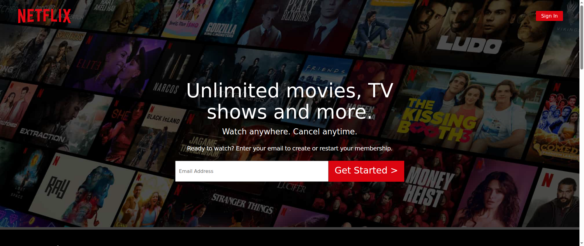Screenshot of netflix-frontend-clone-gamma.vercel.app