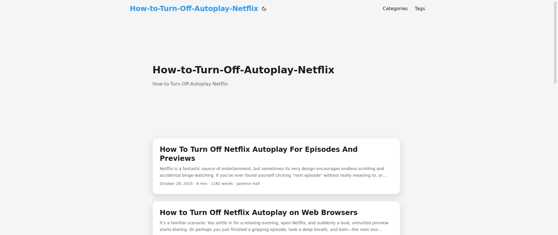 Screenshot of how-to-turn-off-autoplay-netflix.pages.dev