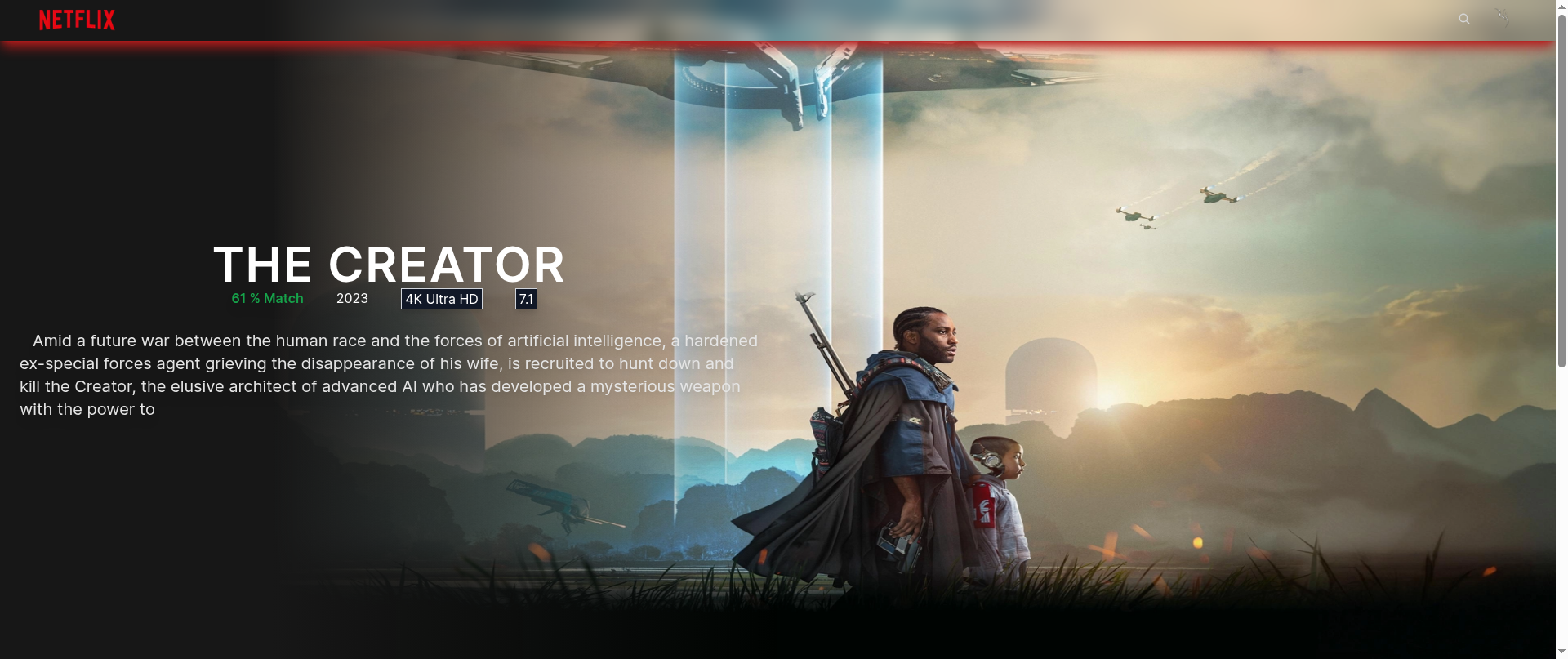 Screenshot of netflix-rho-wheat.vercel.app